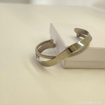 Luxe Cuff  - Βραχιολι απο ανοξειδωτο ατσαλι 0029