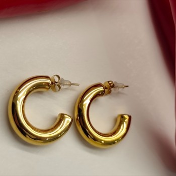 Gold Hoop Earrings 19