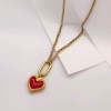 Red Heart Necklace 18