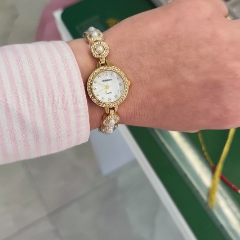 Ρολόι Aqua Zircon Pearl Ανοξείδωτο Ατσάλι 150