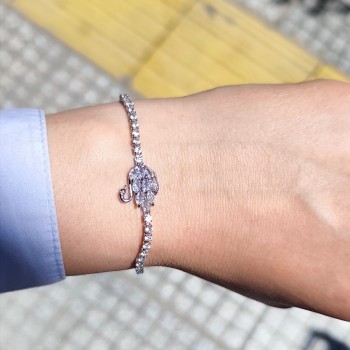 Swan tennis bracelet124